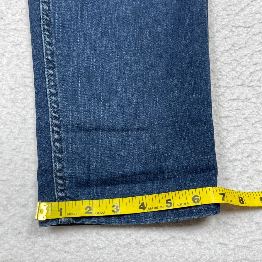Mugsy Jeans Slim Fit Mens 33x30 Blue Dark Wash Stretch Denim MFLX2SFU Casual